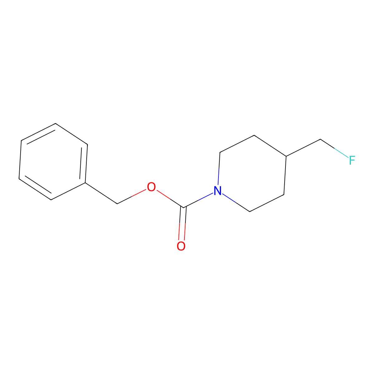 Benzyl 4-(fluoromethyl)piperidine-1-carboxylate molecular structure, CAS 2024132-85-0