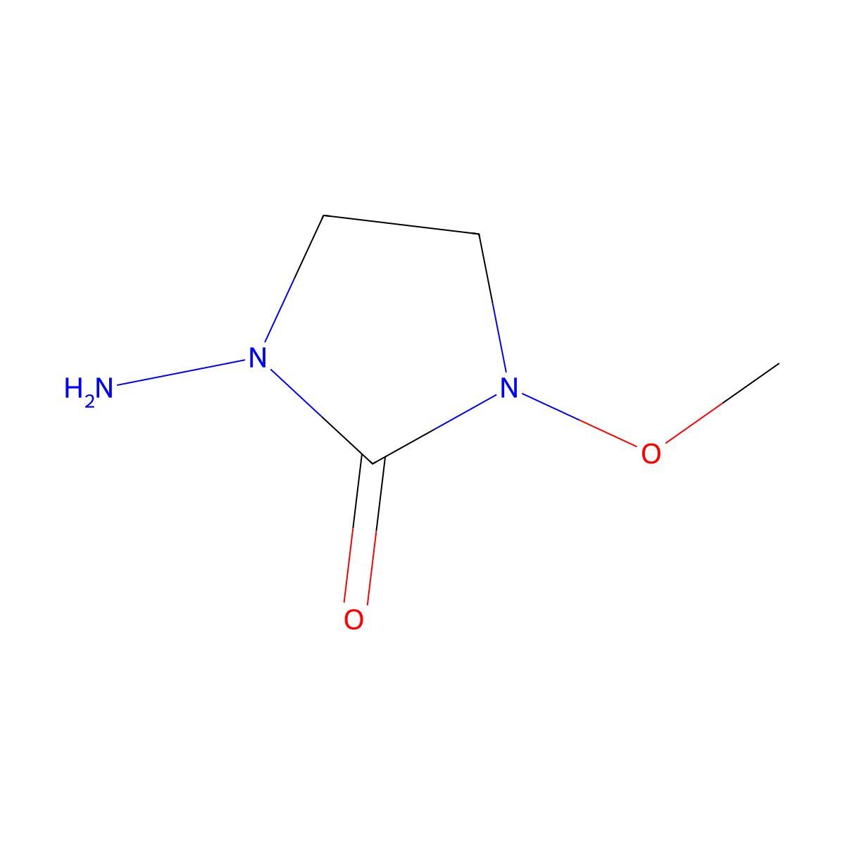 1-Amino-3-methoxyimidazolidin-2-one molecular structure, CAS 2024290-87-5