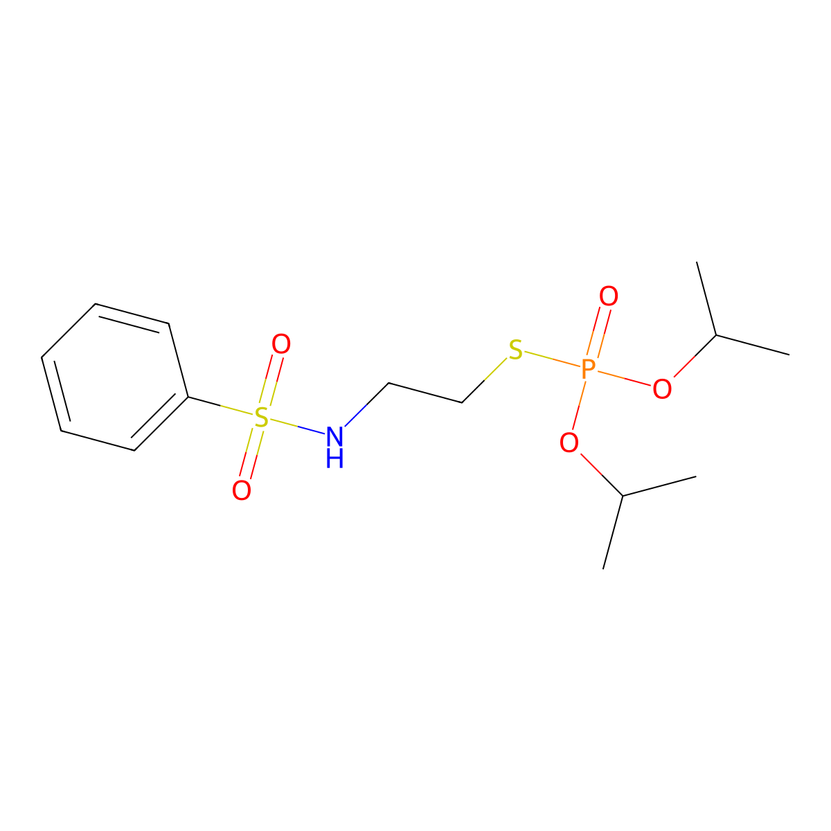 Bensulide oxon molecular structure, CAS 20243-81-6