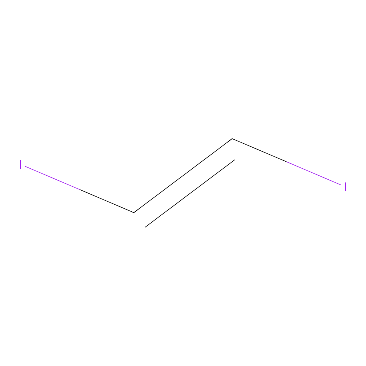 1,2-Diiodoethene molecular structure, CAS 20244-70-6