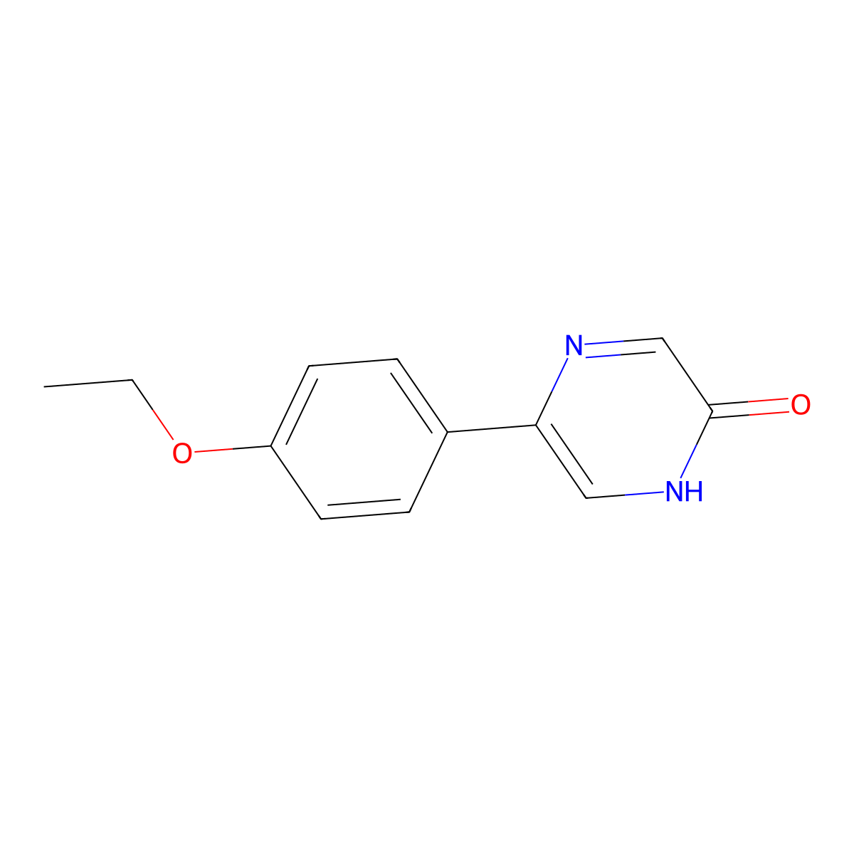 5-(4-Ethoxyphenyl)-1,2-dihydropyrazin-2-one molecular structure, CAS 2024512-45-4
