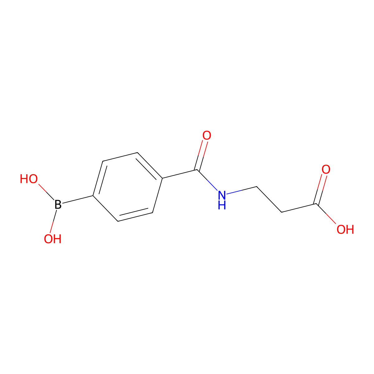 3-{[4-(Dihydroxyboranyl)phenyl]formamido}propanoic acid molecular structure, CAS 2024542-05-8