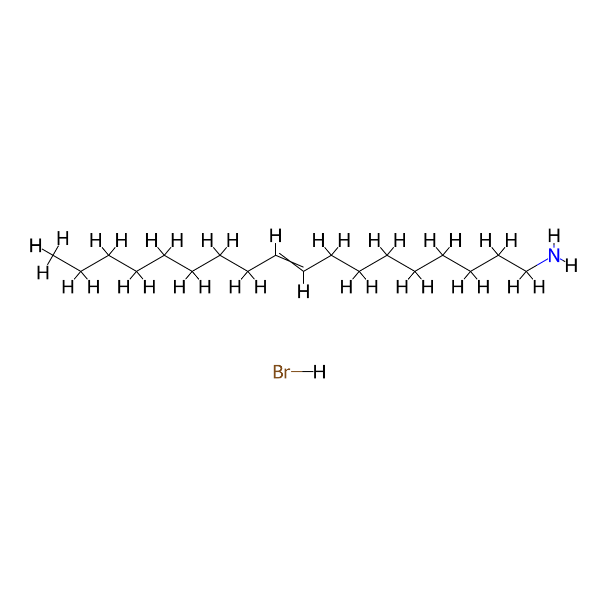 (Z)-Octadec-9-en-1-amine hydrobromide molecular structure, CAS 2024602-96-6