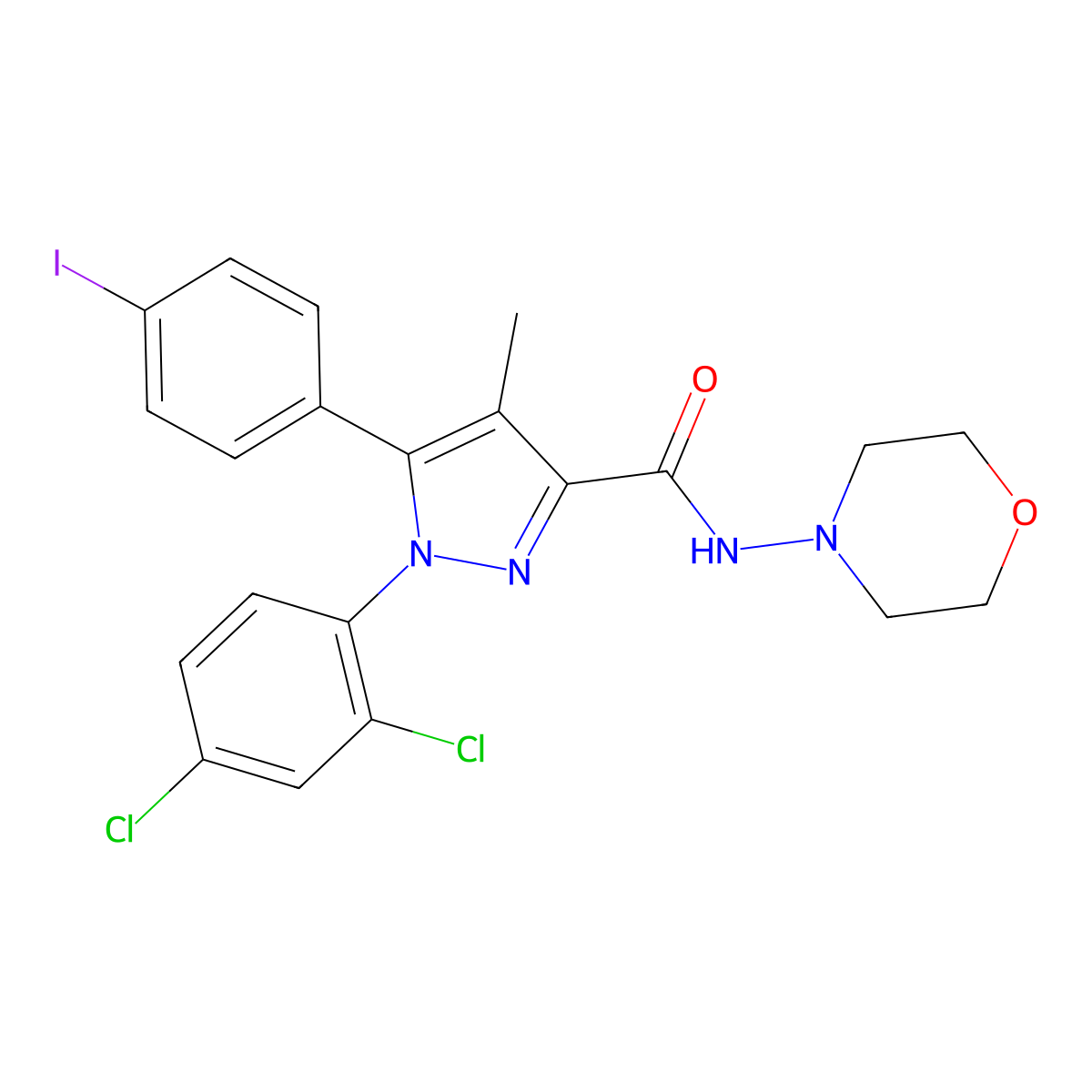 AM 281 molecular structure, CAS 202463-68-1