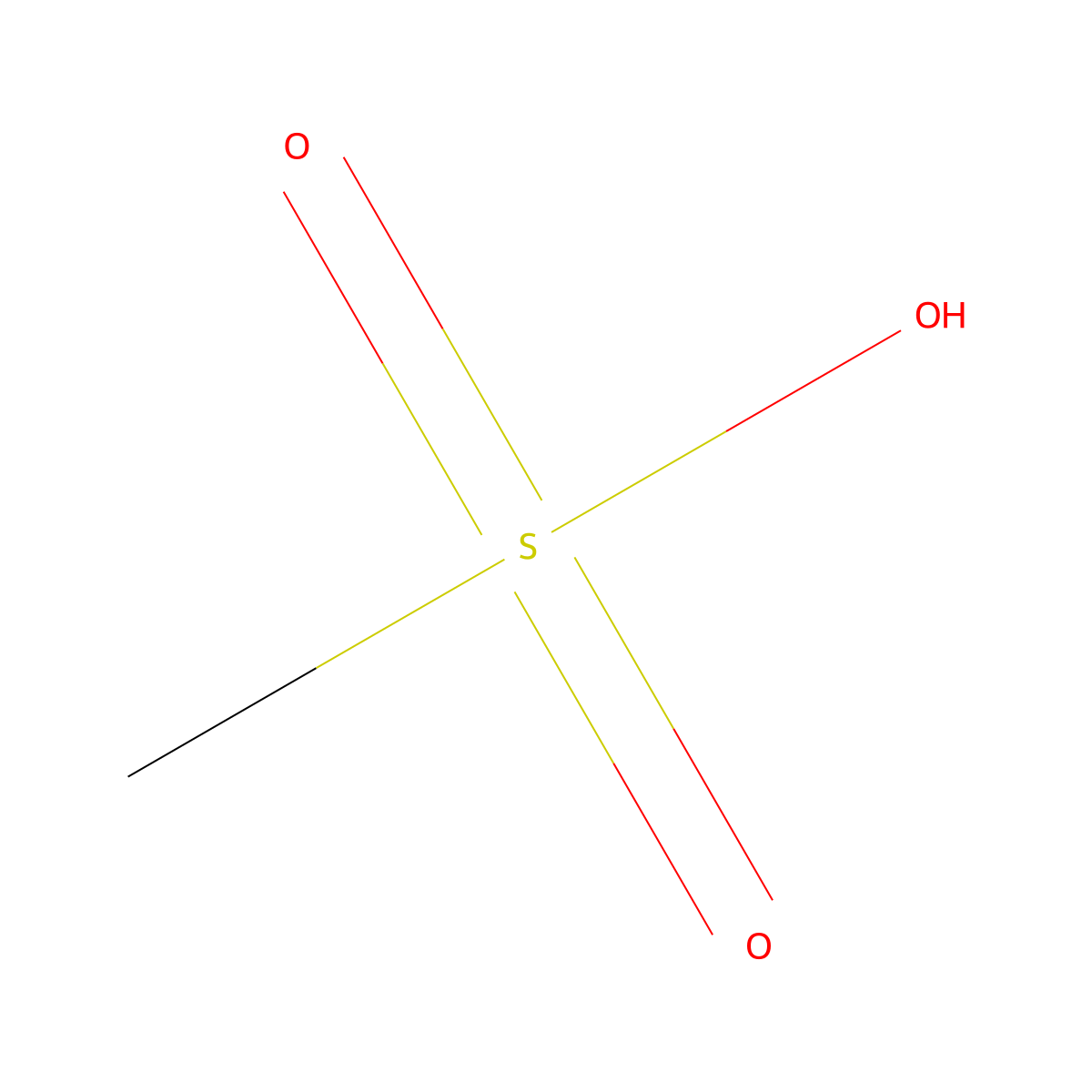 Methanesulfonic Acid molecular structure, CAS 202464-88-8