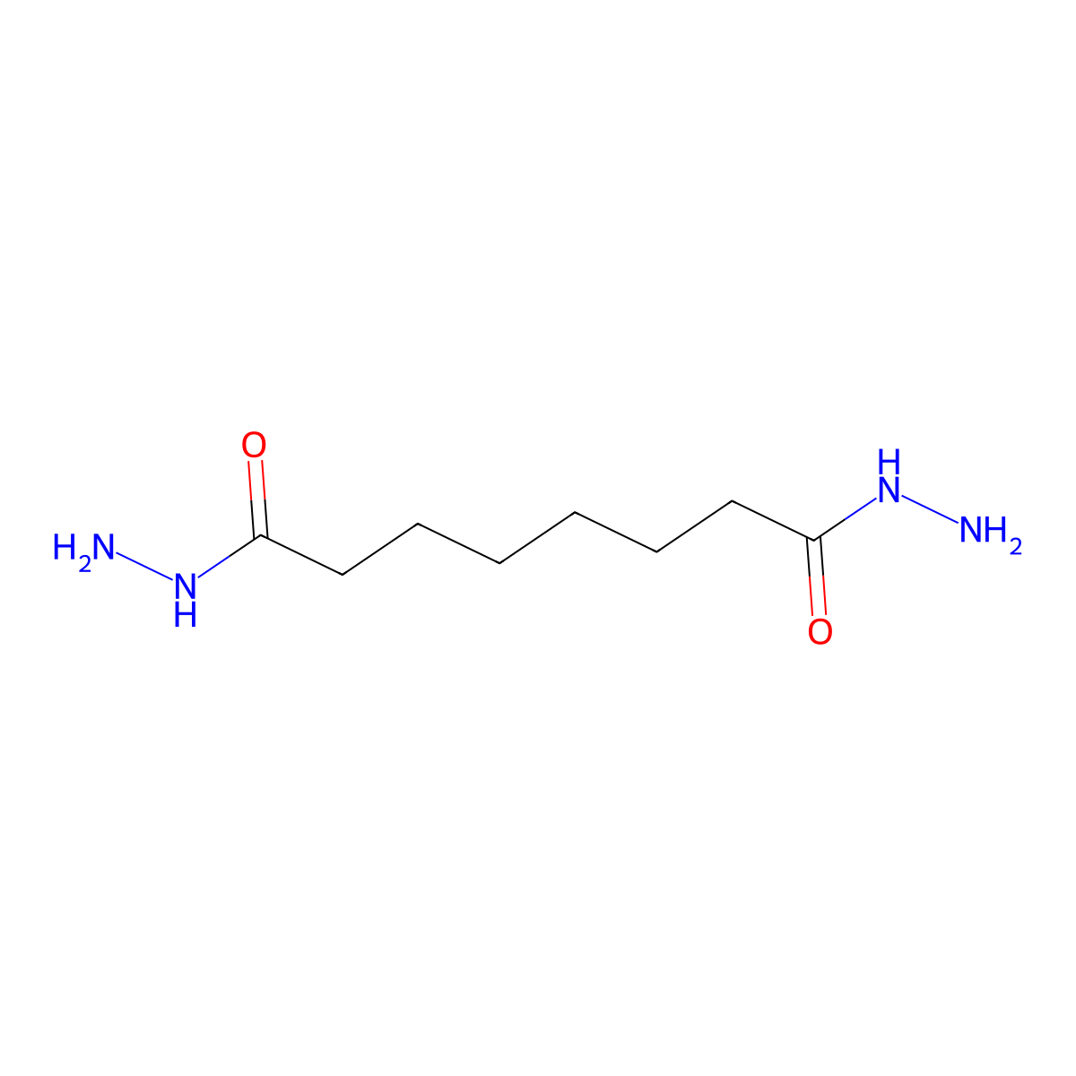 Octanedihydrazide molecular structure, CAS 20247-84-1