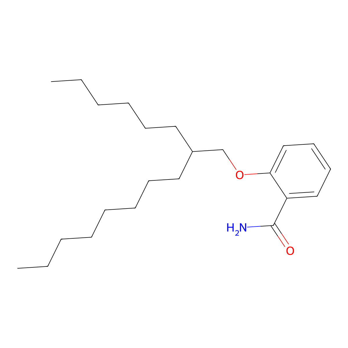 2-(2-Hexyldecyloxy)benzamide molecular structure, CAS 202483-62-3