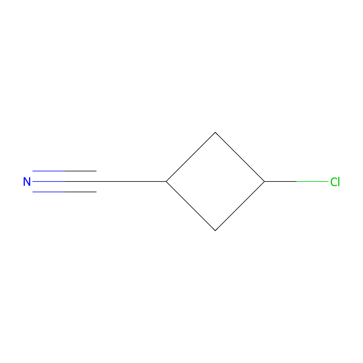 3-Chlorocyclobutane-1-carbonitrile molecular structure, CAS 20249-18-7