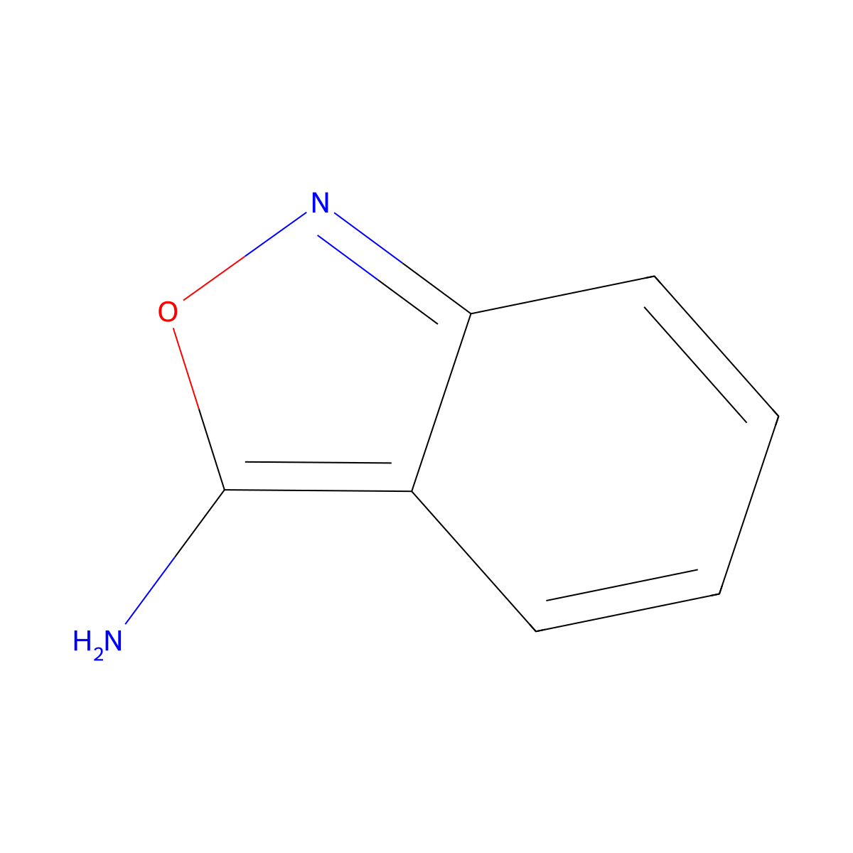 2,1-Benzoxazol-3-amine molecular structure, CAS 2025-33-4