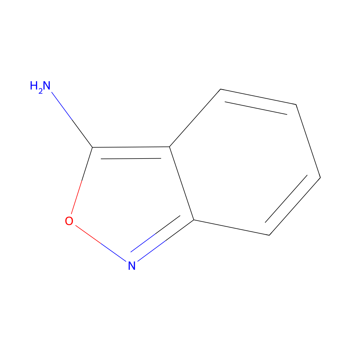 2,1-Benzoxazol-3-amine molecular structure, CAS 2025-33-4