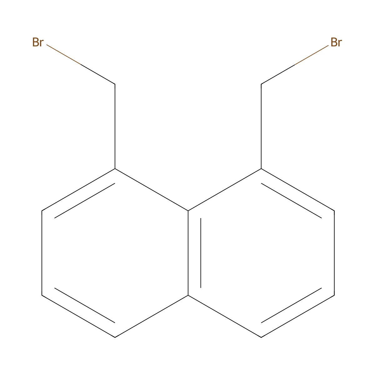 1,8-Bis(bromomethyl)naphthalene molecular structure, CAS 2025-95-8