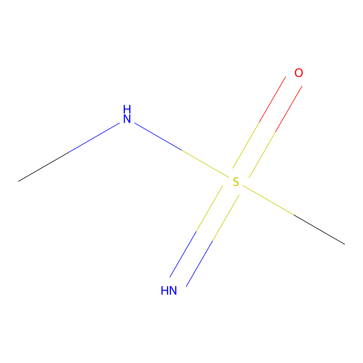 N-methylmethanesulfonoimidamide molecular structure, CAS 2025012-26-2