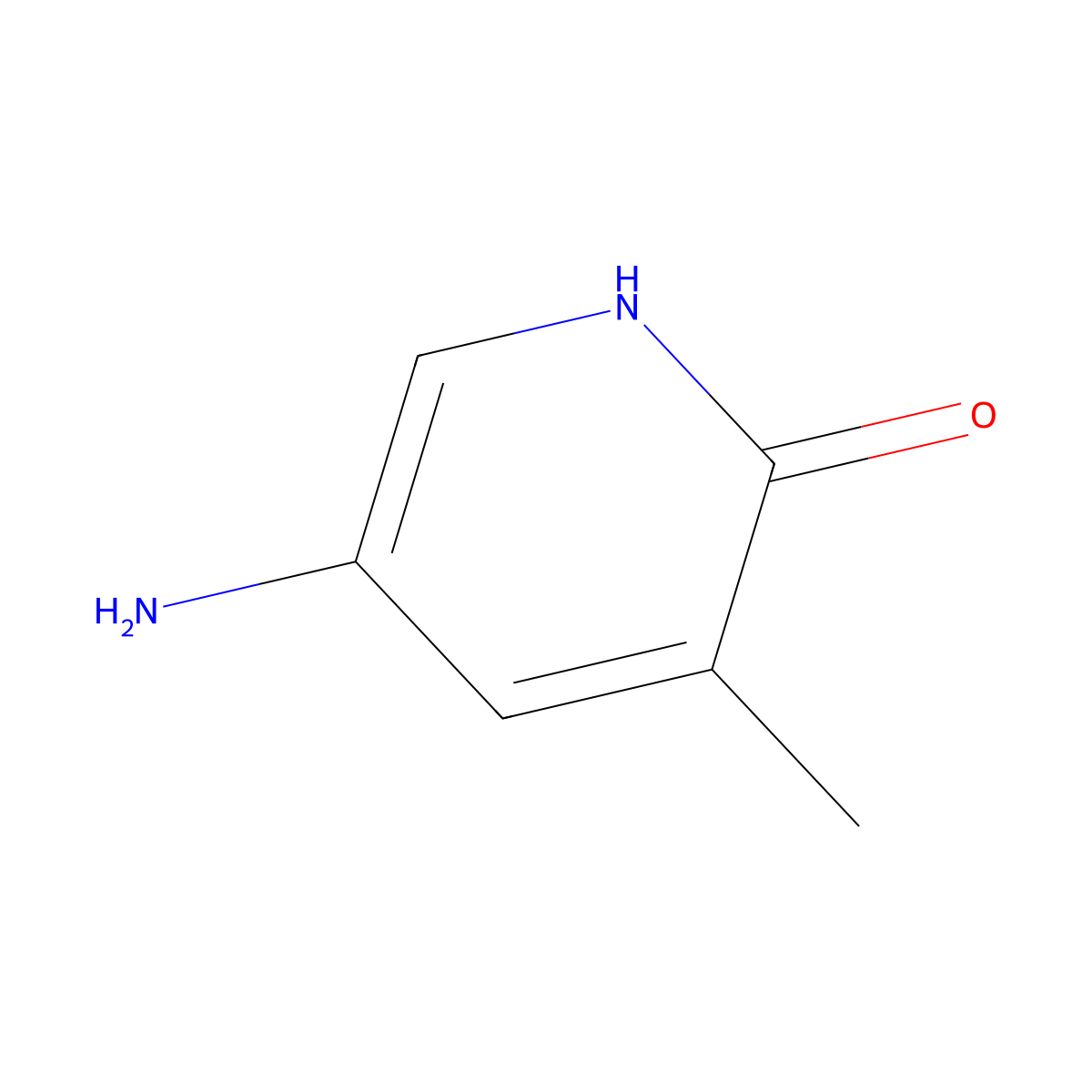 5-Amino-3-methylpyridin-2-ol molecular structure, CAS 20252-07-7