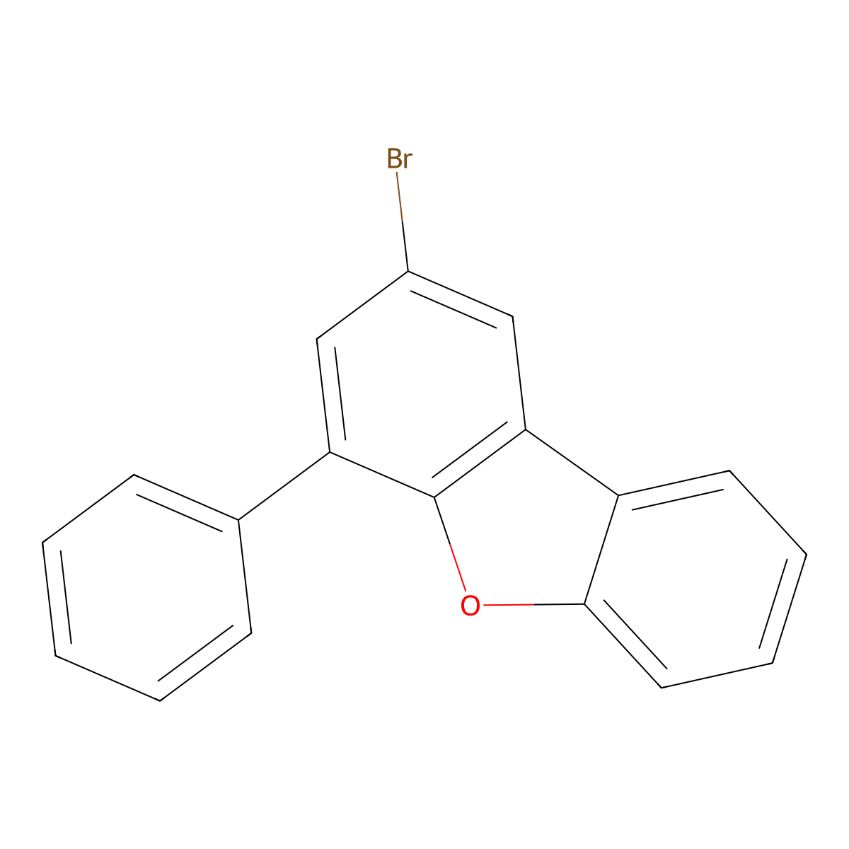 2-Bromo-4-phenyldibenzo[b,d]furan molecular structure, CAS 2025367-17-1