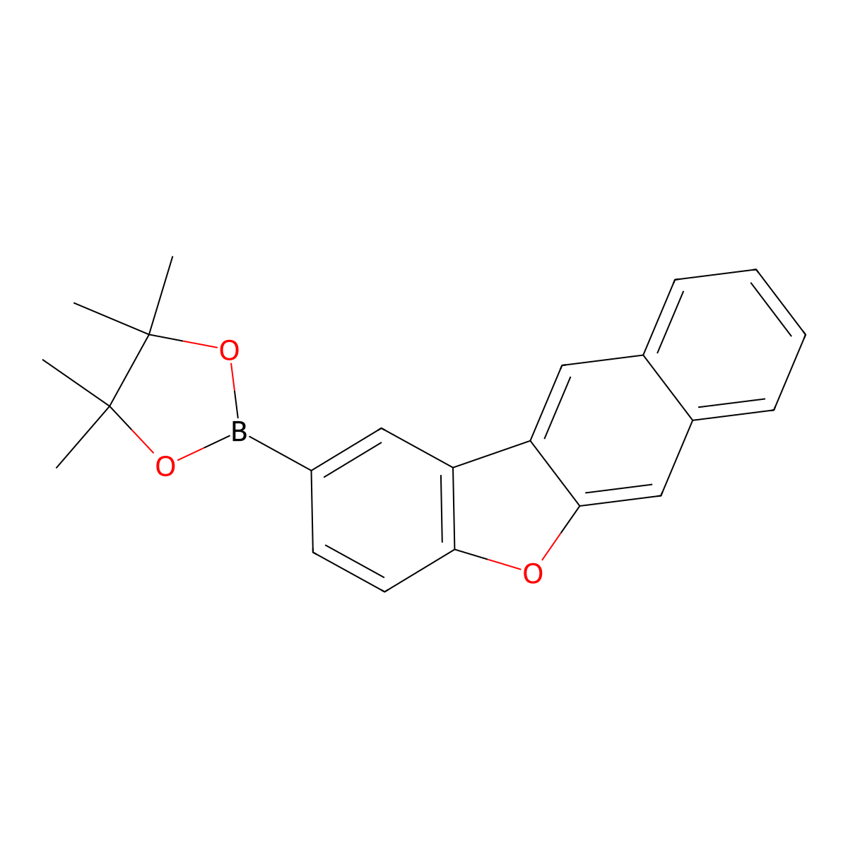 4,4,5,5-Tetramethyl-2-(naphtho[2,3-b]benzofuran-2-yl)-1,3,2-dioxaborolane molecular structure, CAS 2025367-45-5