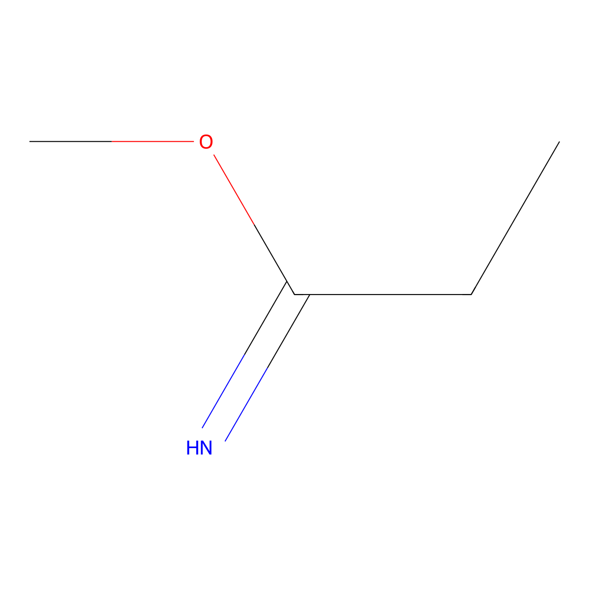 Methylethanecarboximidate molecular structure, CAS 20258-22-4