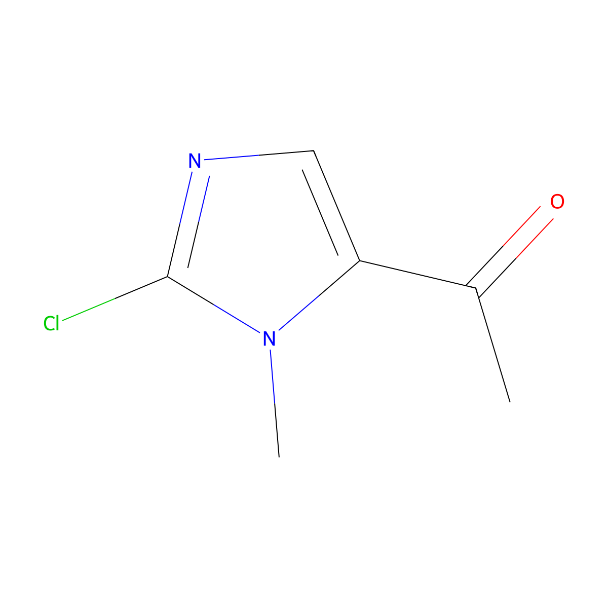 1-(2-Chloro-1-methyl-1H-imidazol-5-yl)ethan-1-one molecular structure, CAS 2026010-61-5