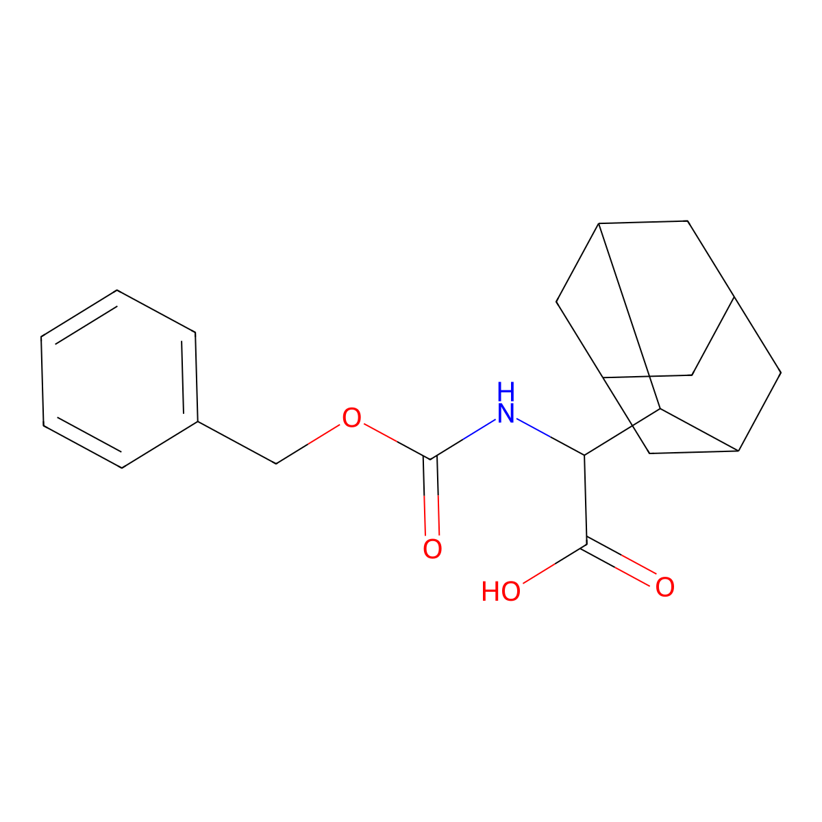 2-(Adamantan-2-yl)-2-{[(benzyloxy)carbonyl]amino}acetic acid molecular structure, CAS 2026199-68-6
