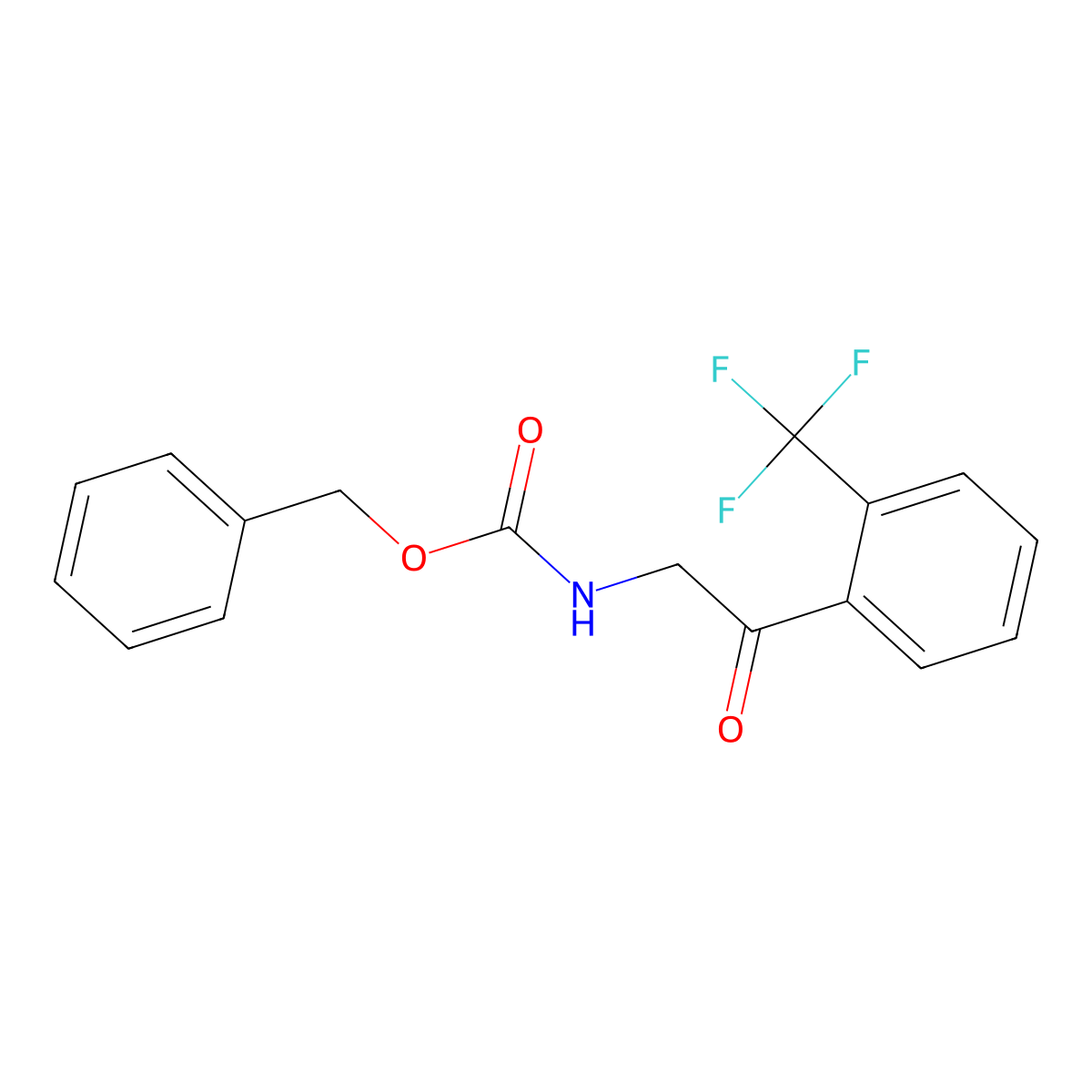 benzyl N-{2-oxo-2-[2-(trifluoromethyl)phenyl]ethyl}carbamate molecular structure, CAS 2026241-24-5