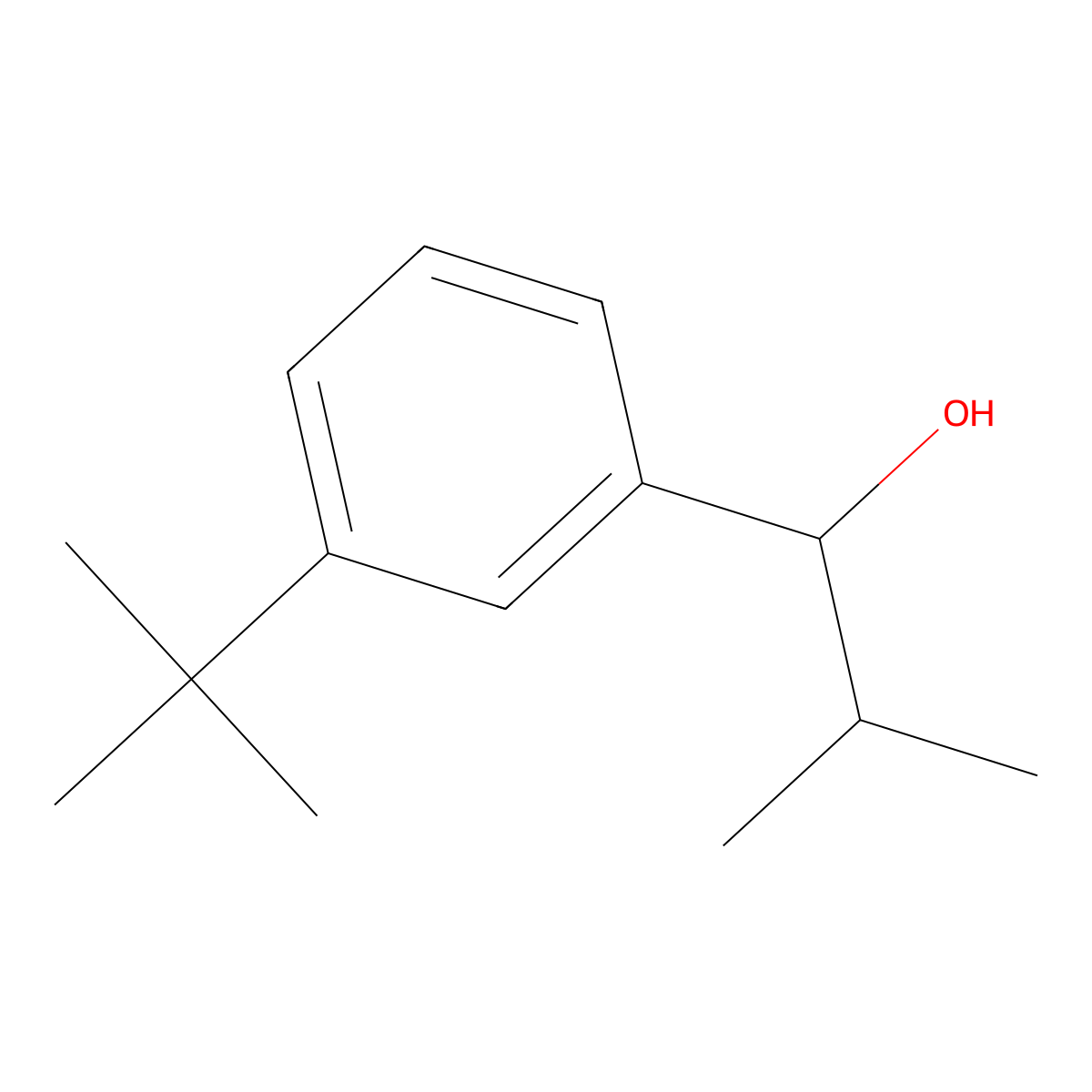 1-(3-(Tert-butyl)phenyl)-2-methylpropan-1-ol molecular structure, CAS 2026368-04-5