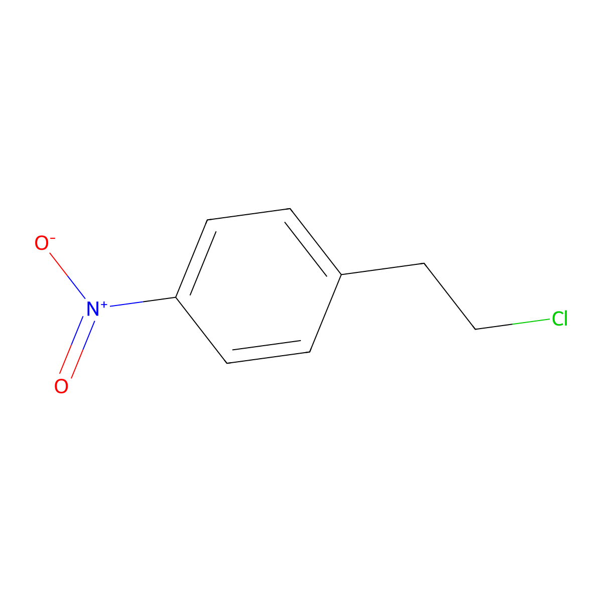 1-(2-Chloroethyl)-4-nitrobenzene molecular structure, CAS 20264-95-3