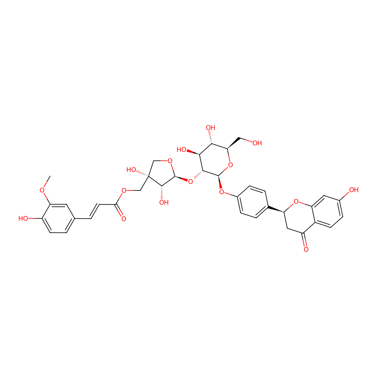 Licorice glycoside C2 molecular structure, CAS 202657-55-4