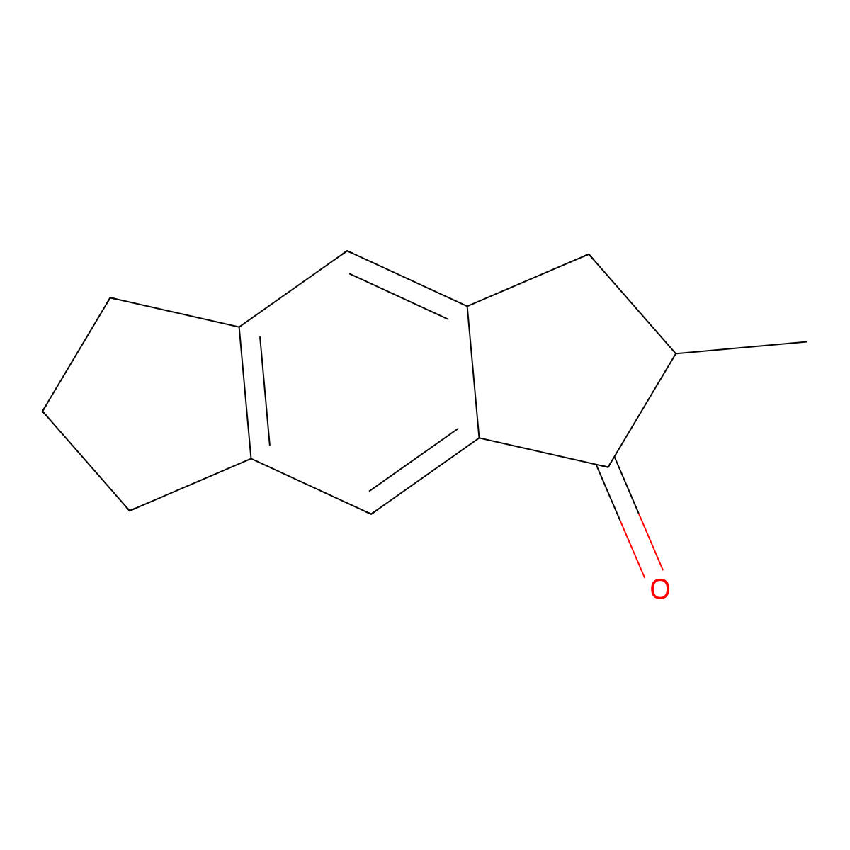 3,5,6,7-Tetrahydro-2-methyl-s-indacen-1(2H)-one molecular structure, CAS 202667-44-5