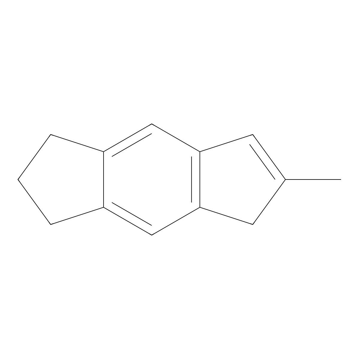 1,2,3,5-Tetrahydro-6-methyl-s-indacene molecular structure, CAS 202667-45-6
