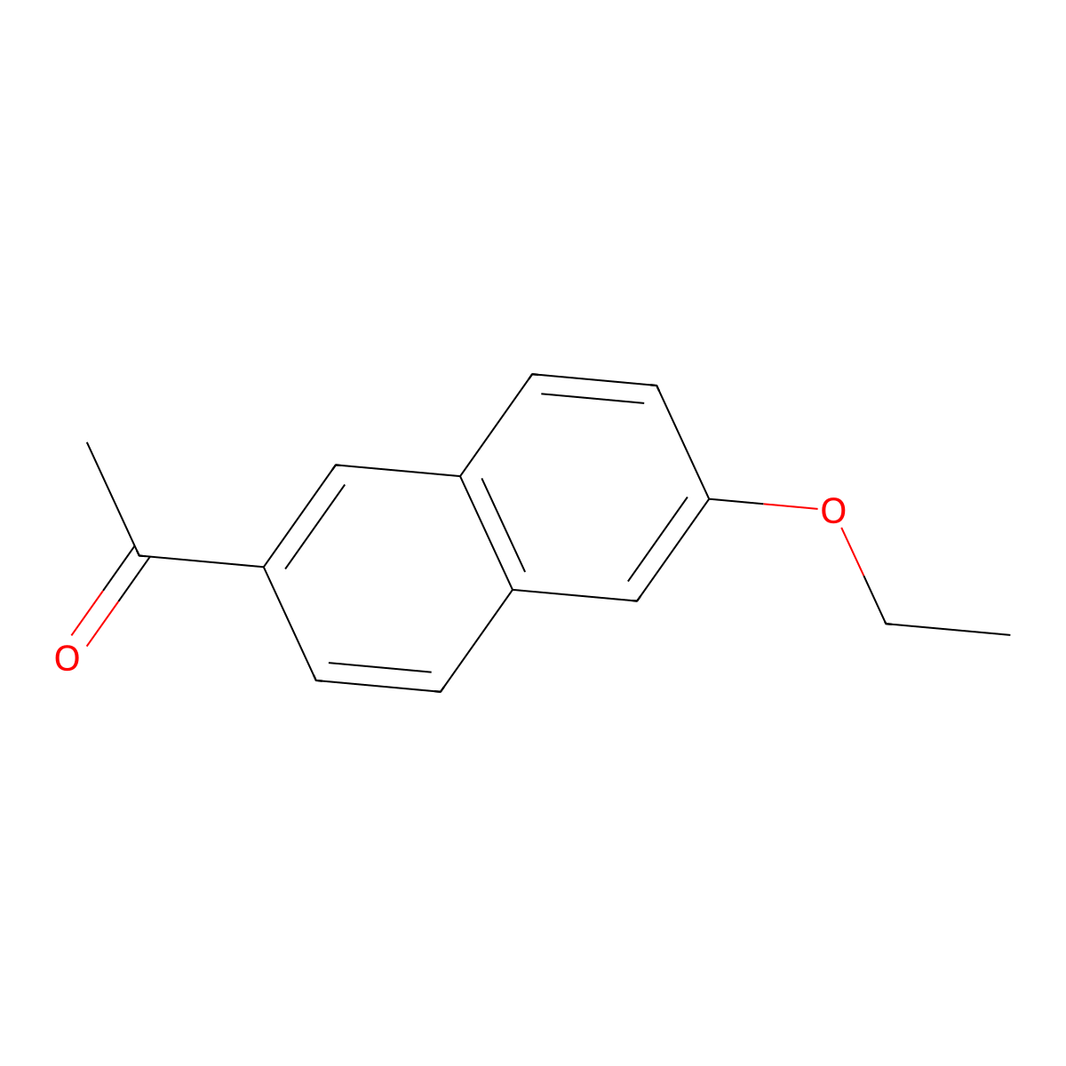 1-(6-Ethoxy-2-naphthalenyl)ethanone molecular structure, CAS 2027-11-4