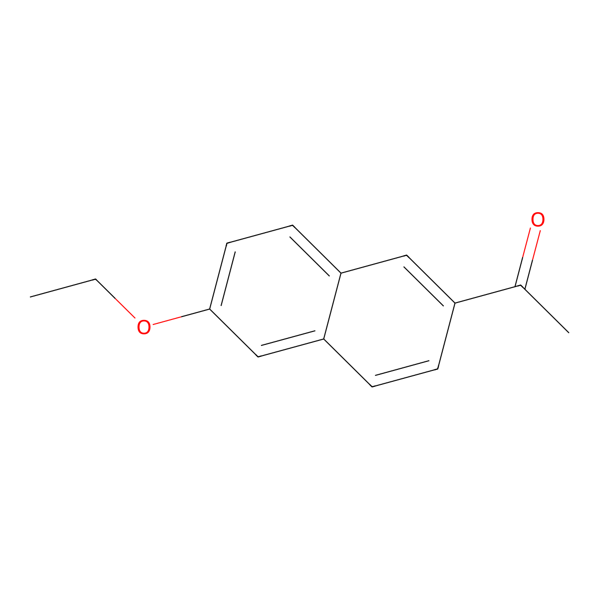 1-(6-Ethoxy-2-naphthalenyl)ethanone molecular structure, CAS 2027-11-4
