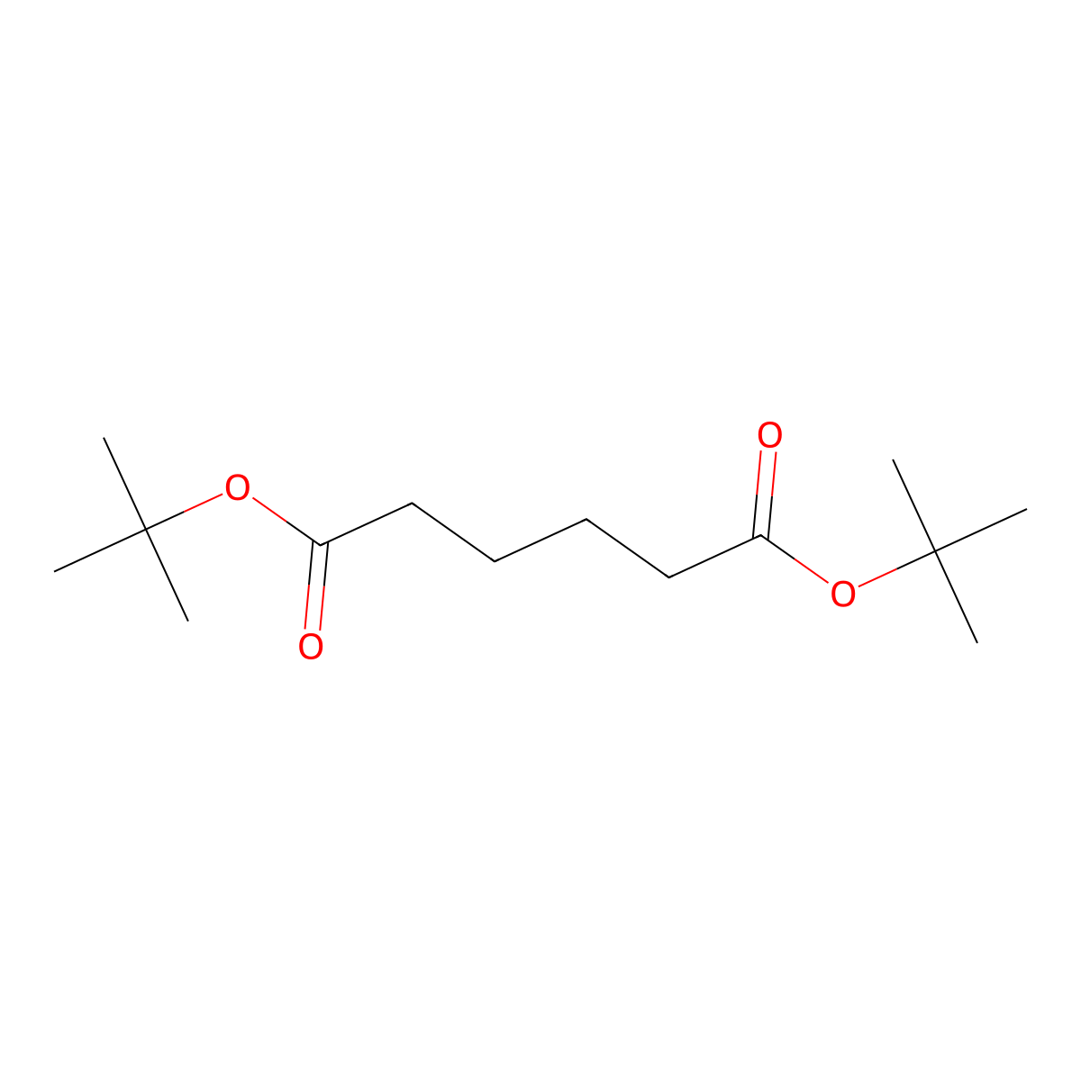 Di-tert-butyl adipate molecular structure, CAS 20270-53-5