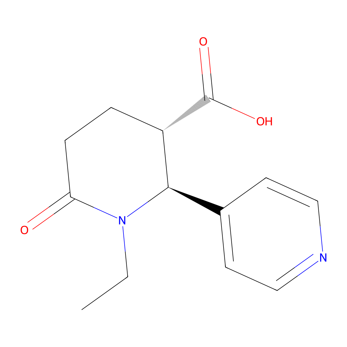 (2S,3S)-1-ethyl-6-oxo-2-(pyridin-4-yl)piperidine-3-carboxylic acid molecular structure, CAS 2027090-87-3