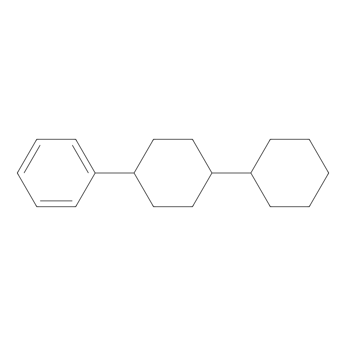 (1,1'-Bicyclohexyl)-4-ylbenzene molecular structure, CAS 20273-27-2