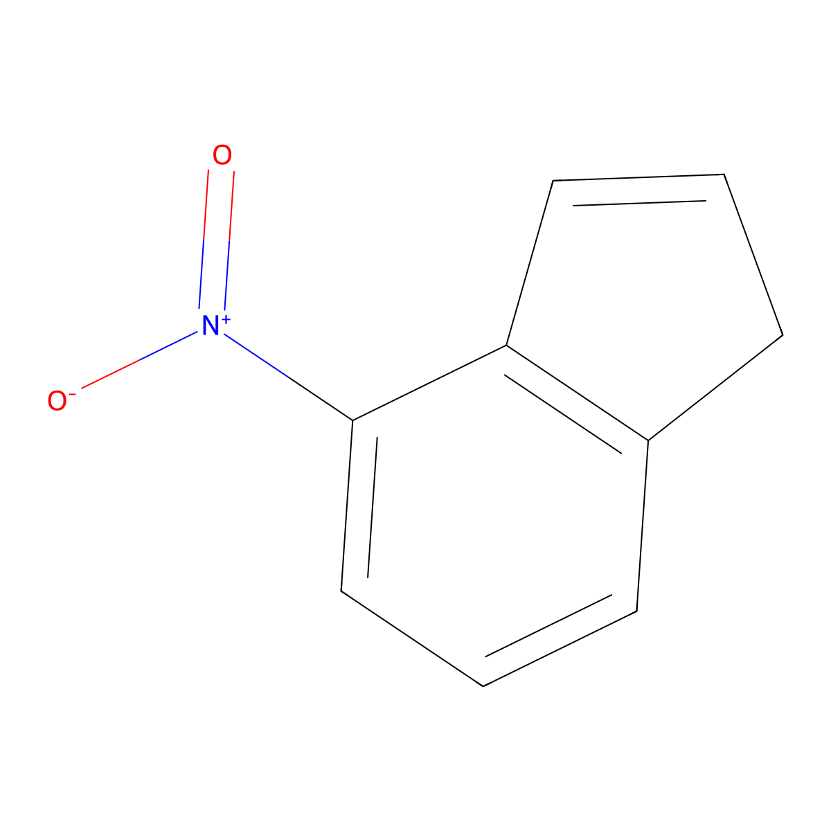 4-nitro-1H-indene molecular structure, CAS 202749-18-6
