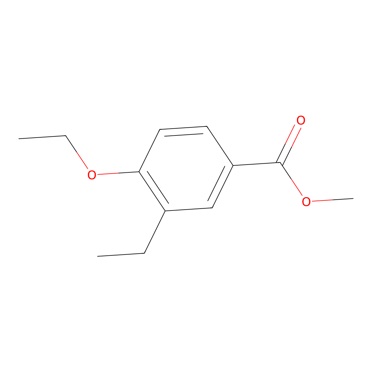 Methyl 3-ethyl-4-ethoxybenzoate molecular structure, CAS 2027537-29-5
