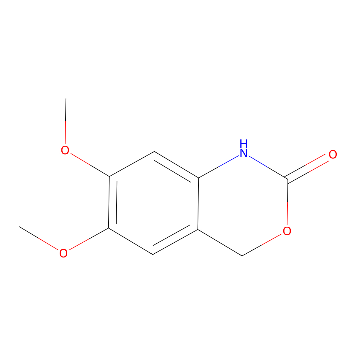 6,7-Dimethoxy-1H-benzo[d][1,3]oxazin-2(4H)-one molecular structure, CAS 2027543-37-7