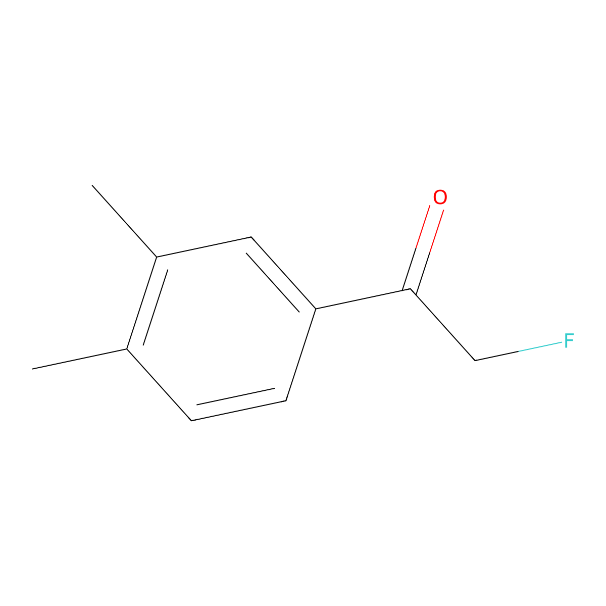 1-(3,4-Dimethylphenyl)-2-fluoroethanone molecular structure, CAS 2027556-81-4