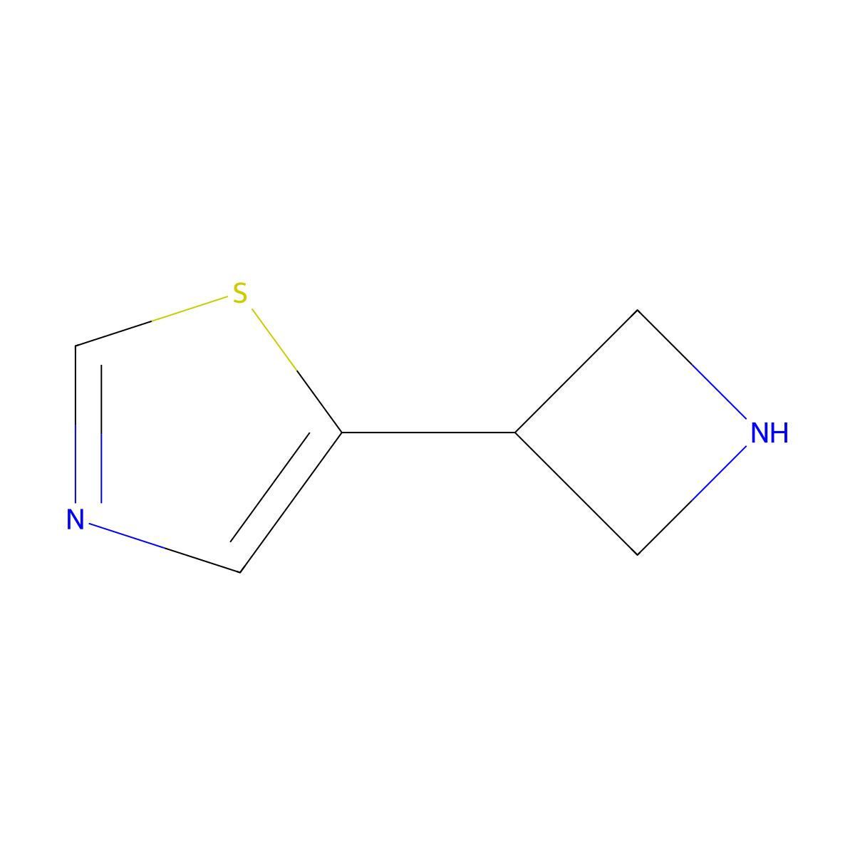 5-(Azetidin-3-yl)-1,3-thiazole molecular structure, CAS 2027647-80-7