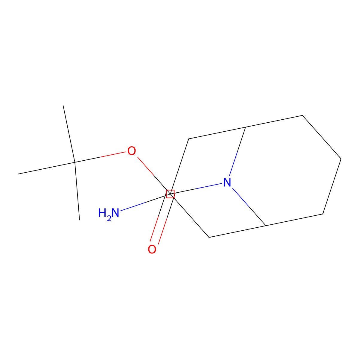 Tert-butyl 3-amino-9-azabicyclo[3.3.1]nonane-9-carboxylate molecular structure, CAS 202797-03-3
