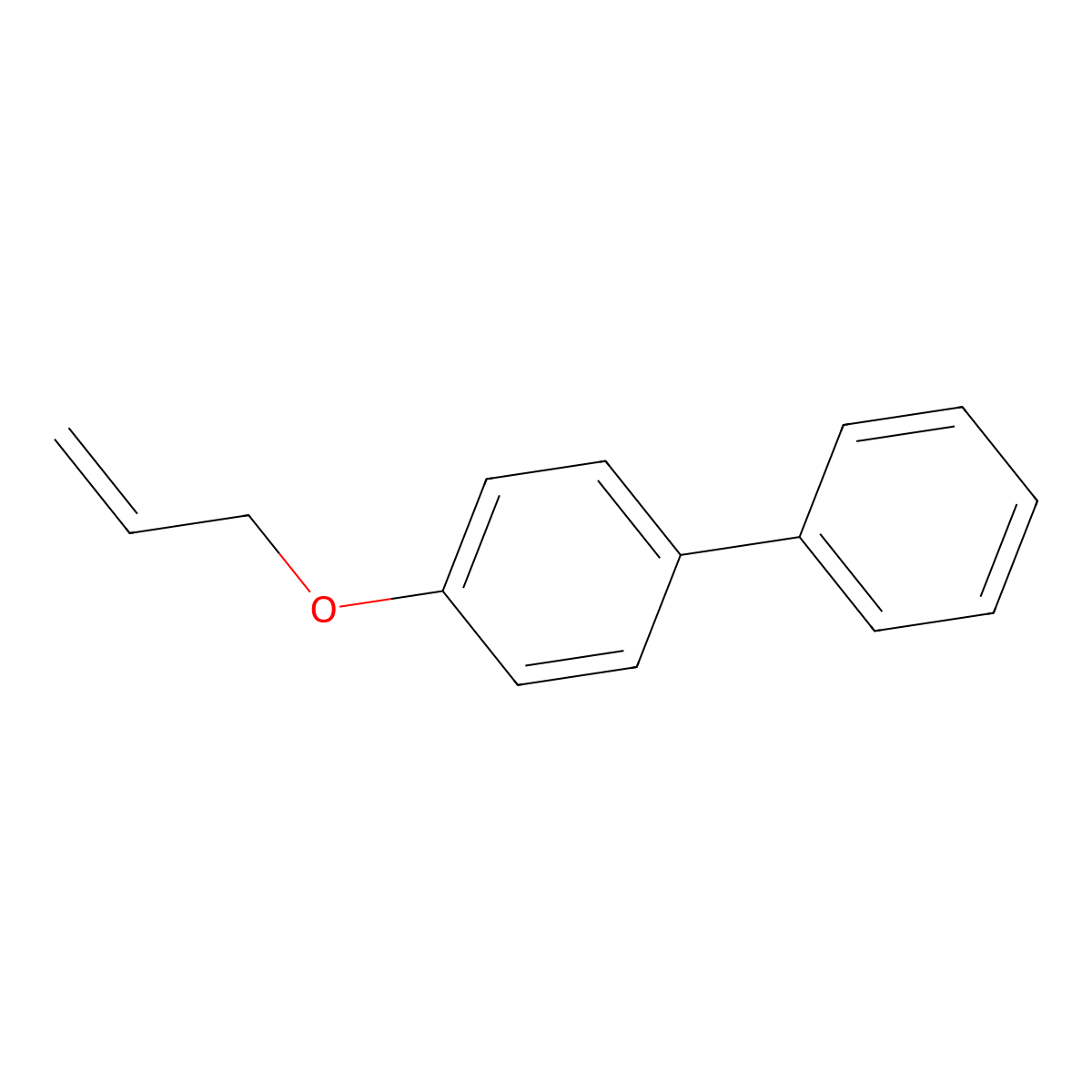 4-Allyloxybiphenyl molecular structure, CAS 20281-44-1