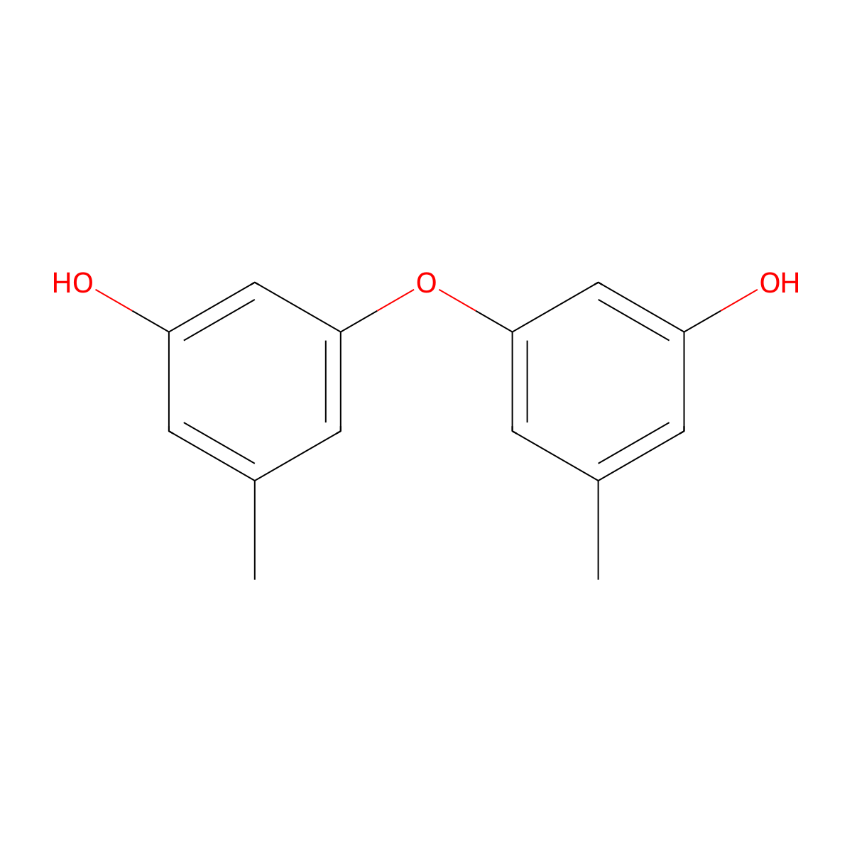 Diorcinol molecular structure, CAS 20282-75-1