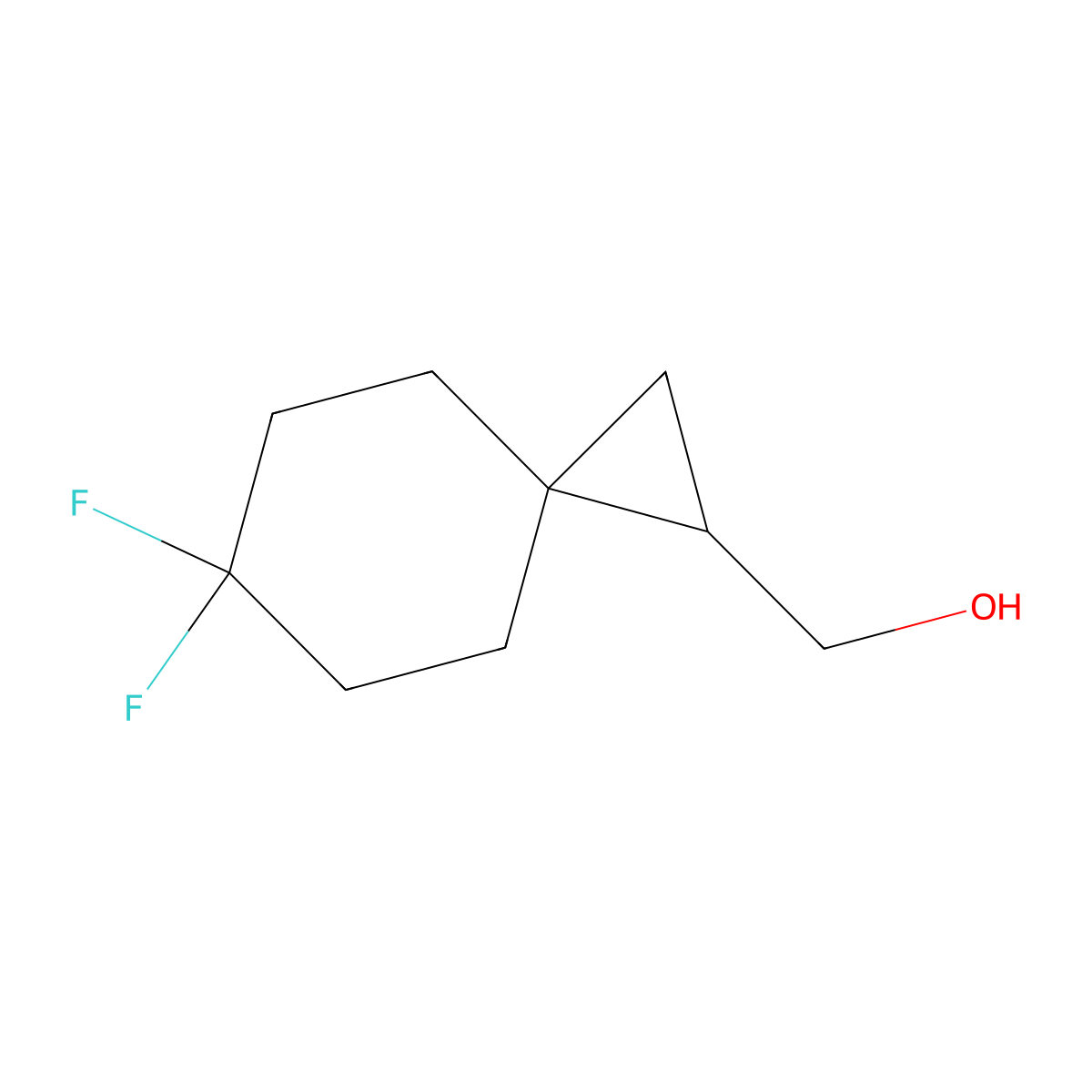 {6,6-Difluorospiro[2.5]octan-1-yl}methanol molecular structure, CAS 2028236-10-2