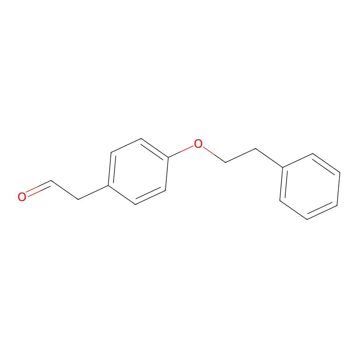 2-(4-Phenethoxyphenyl)acetaldehyde molecular structure, CAS 202825-65-8