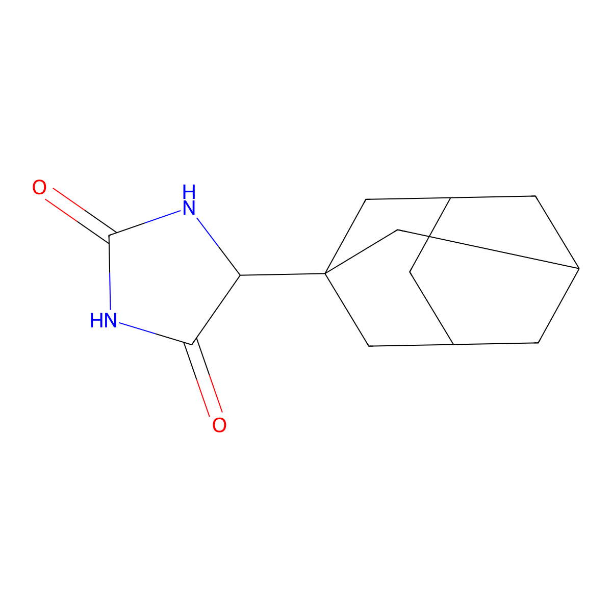 5-(Adamantan-1-yl)imidazolidine-2,4-dione molecular structure, CAS 202828-43-1
