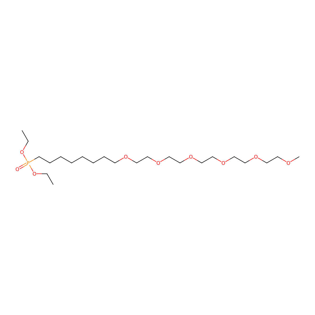 m-PEG6-(CH2)8-phosphonic acid ethyl ester molecular structure, CAS 2028281-88-9