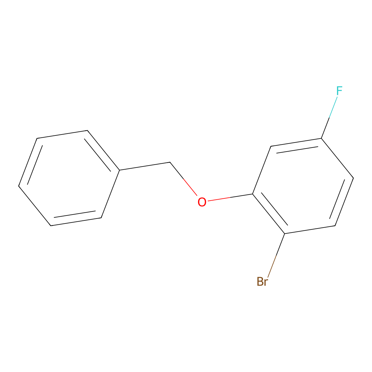 2-(Benzyloxy)-1-bromo-4-fluorobenzene molecular structure, CAS 202857-88-3