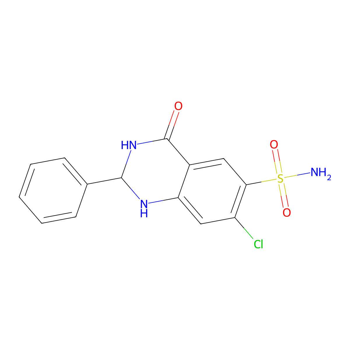 Fenquizone molecular structure, CAS 20287-37-0