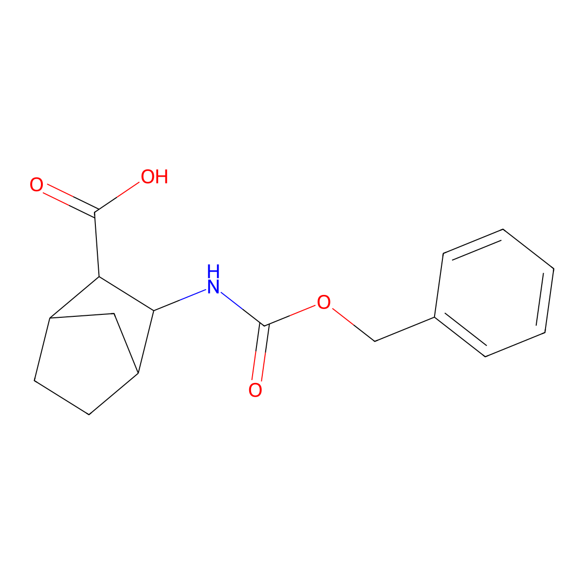 3-{[(Benzyloxy)carbonyl]amino}bicyclo[2.2.1]heptane-2-carboxylic acid molecular structure, CAS 2028713-29-1