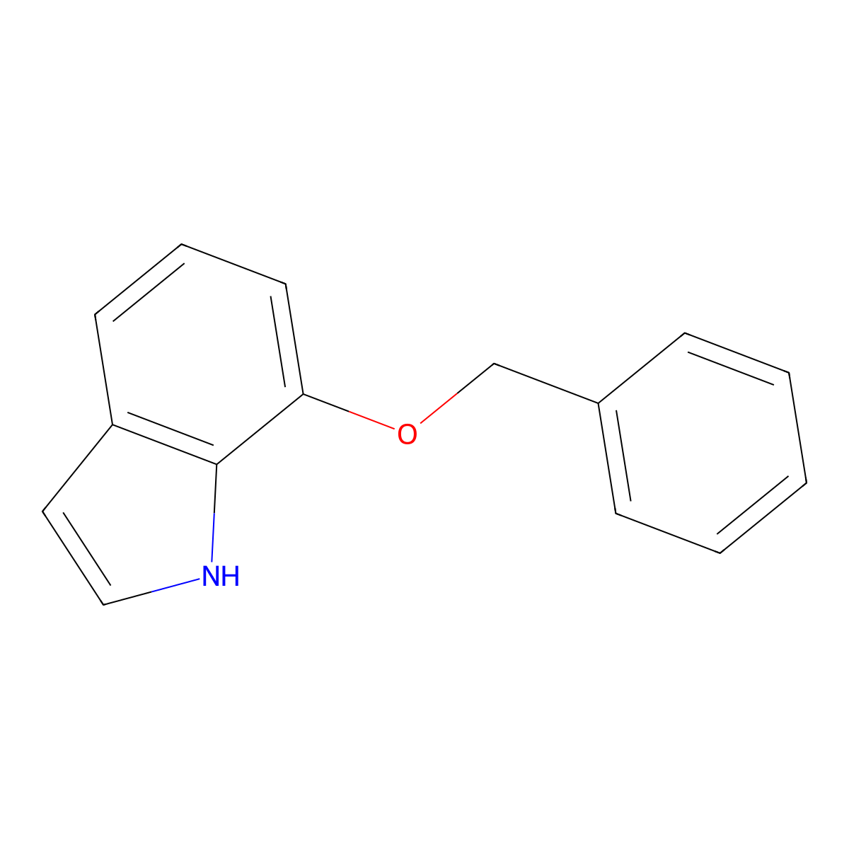 7-(Benzyloxy)-1H-indole molecular structure, CAS 20289-27-4