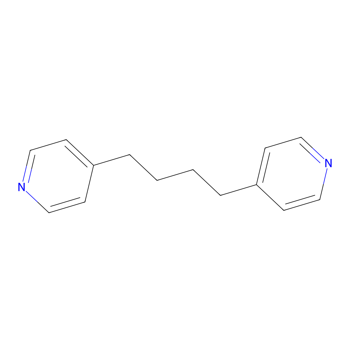 1,4-Di(pyridin-4-yl)butane molecular structure, CAS 2029-58-5